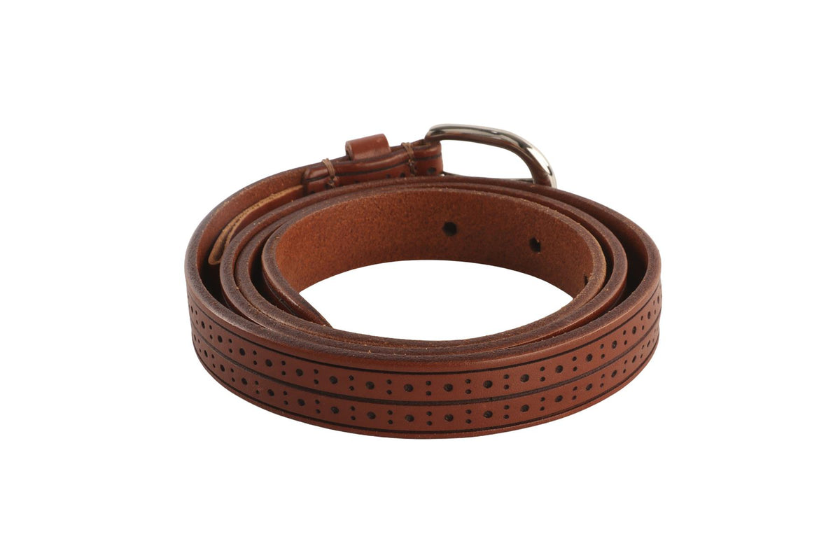 ISABEL MARANT BROWN LEATHER WAIST BELT MEDIUM