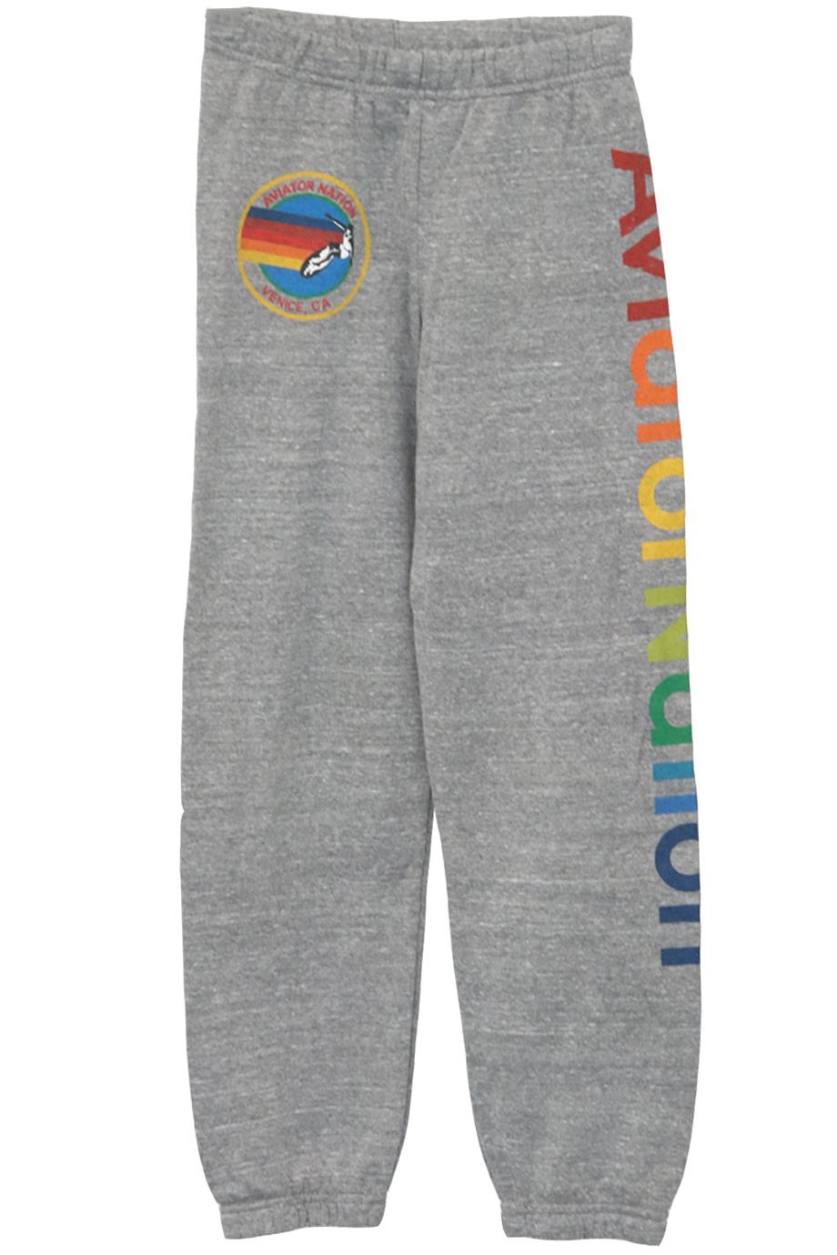 AVIATOR NATION KIDS GIRLS COTTON TRACK PANTS 10 YEARS