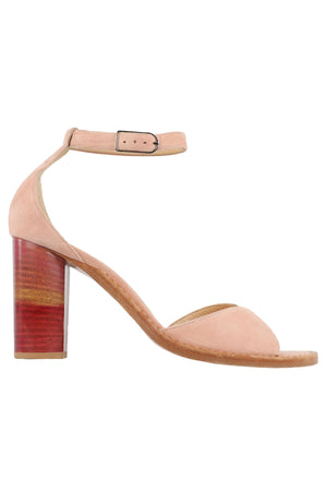 GABRIELA HEARST PINK SUEDE SANDALS EU 38 UK 5 US 8