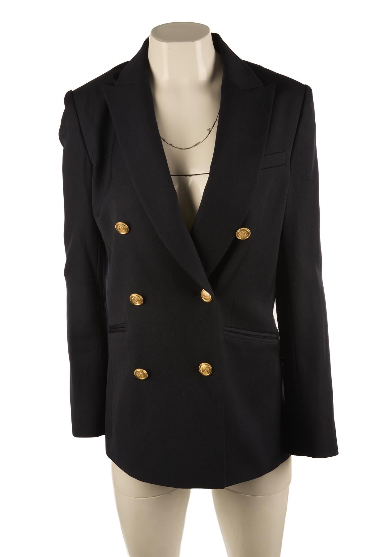 PALLAS NAVY WOOL BLAZER FR 36 UK 8