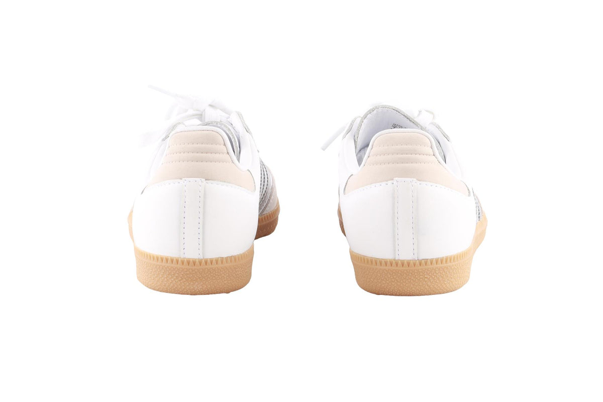 ADIDAS WHITE SAMBA CLOUD WHITE/SILVER METALLIC/GREY ONE SNEAKERS EU 38 2/3 UK 5.5 US 7