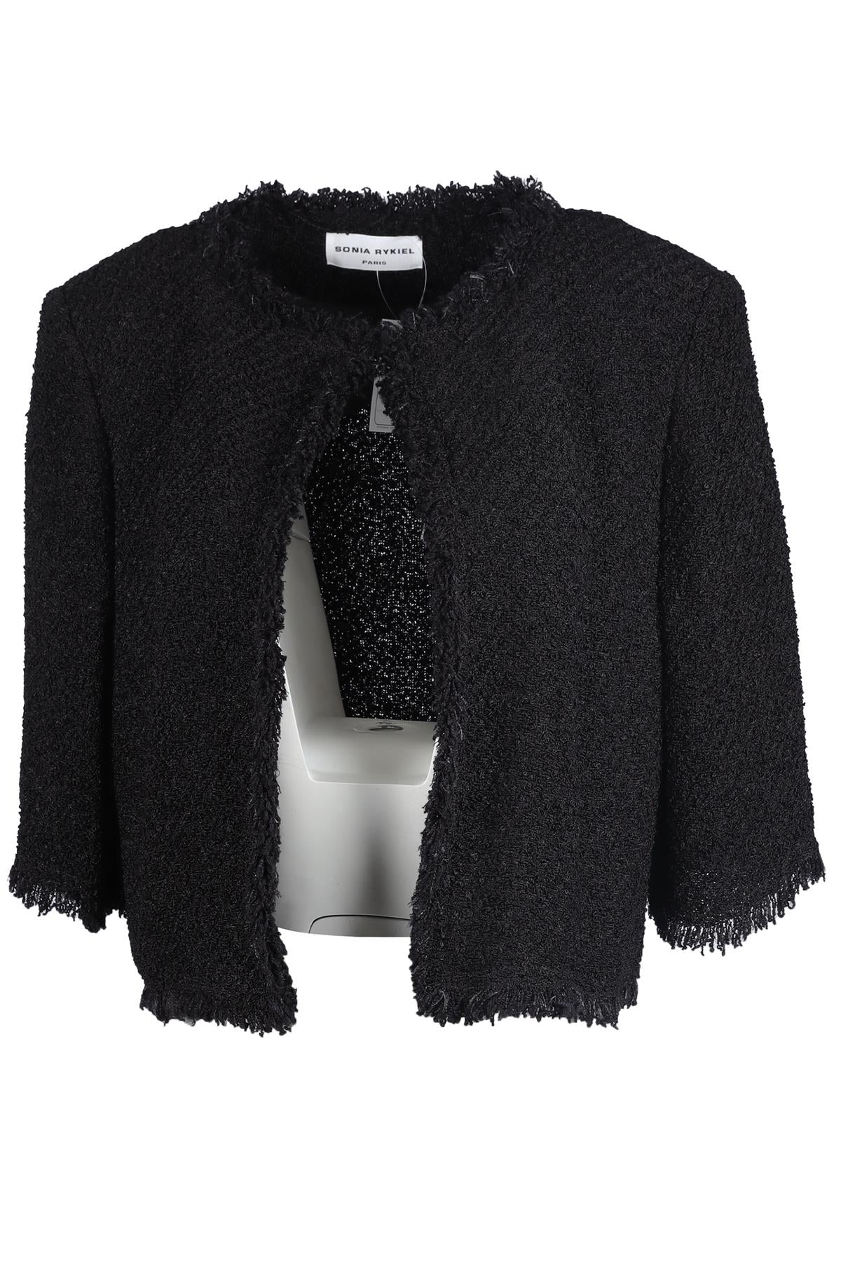 SONIA RYKEL BLACK WOOL JACKET FR 40 UK 12