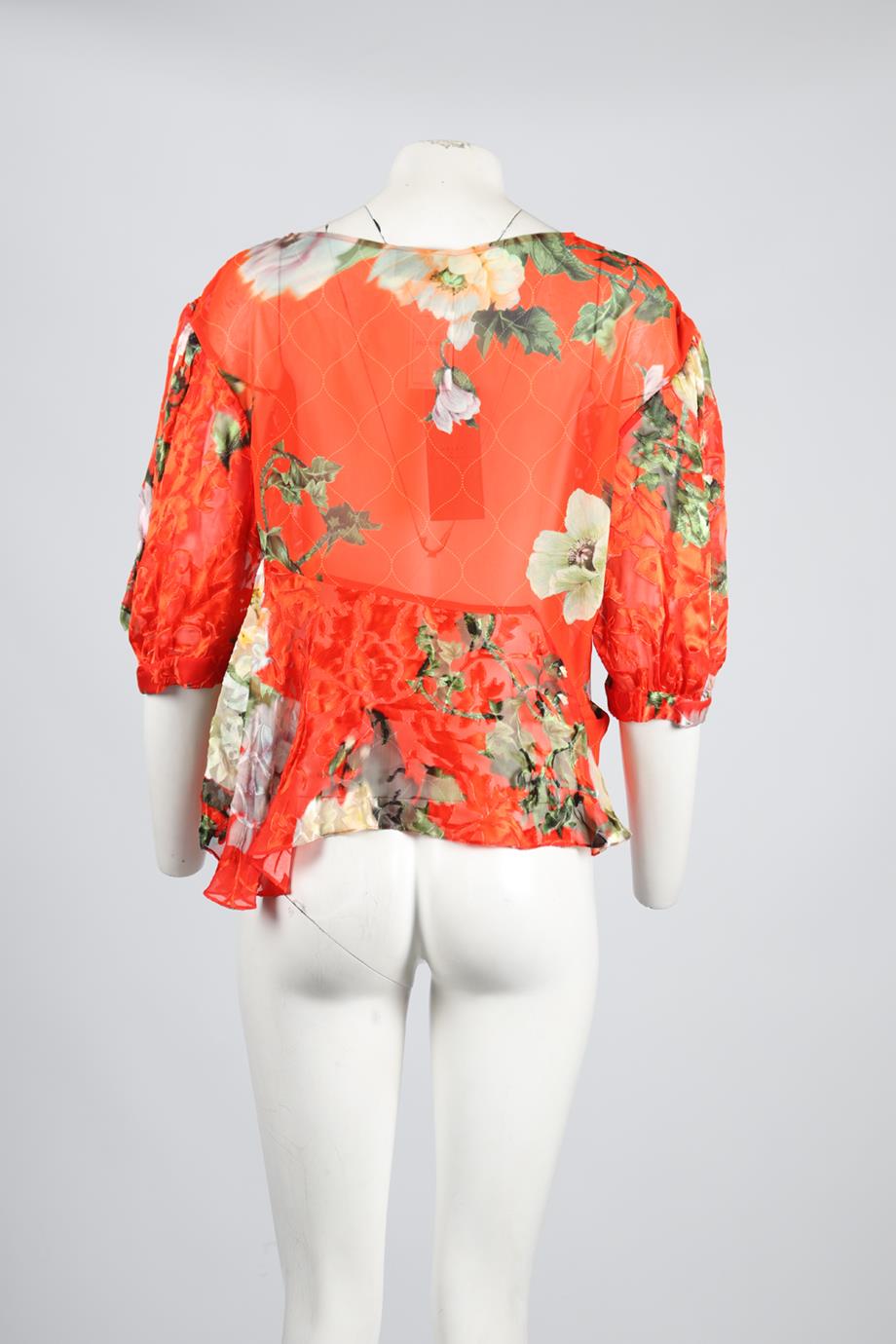 PREEN BY THORNTON BREGAZZI SILK TOP MEDIUM