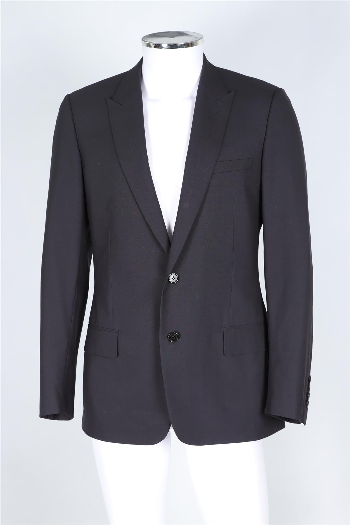 CHRISTIAN DIOR NAVY MEN'S WOOL BLAZER IT 50 UK/US 40