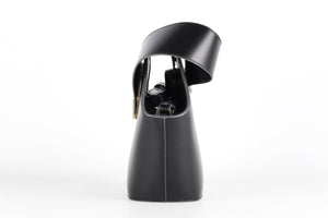 DANSE LENTE BLACK LEATHER TOTE BAG