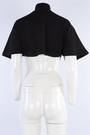 ALAÏA BLACK COTTON TOP SMALL