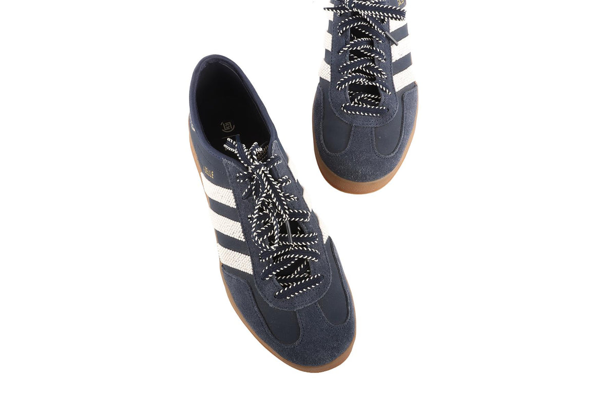 ADIDAS X CLOT BLUE MENS GAZELLE INDOOR COLLEGIATE NAVY OFF WHITE EU 42.5 UK 8.5 US 9