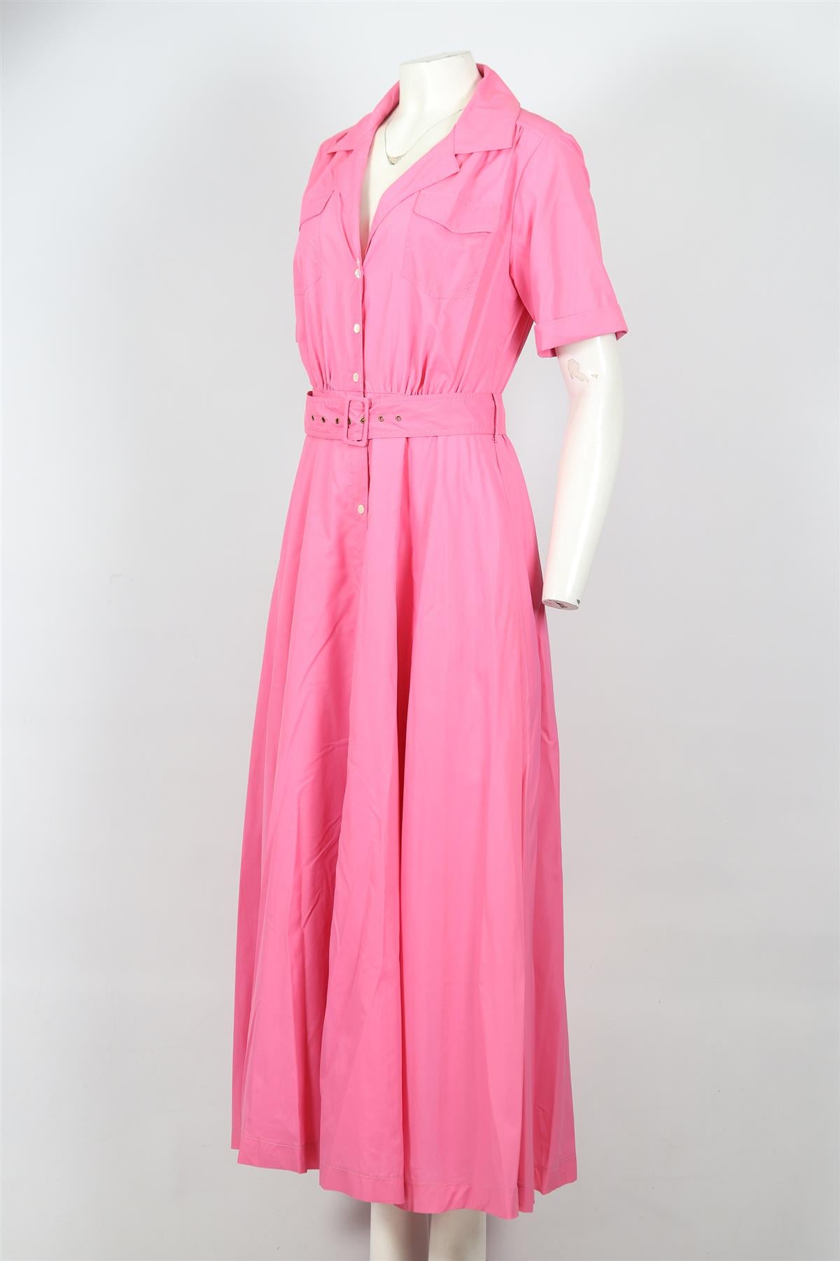 STAUD NYLON MAXI DRESS US 10 UK 14