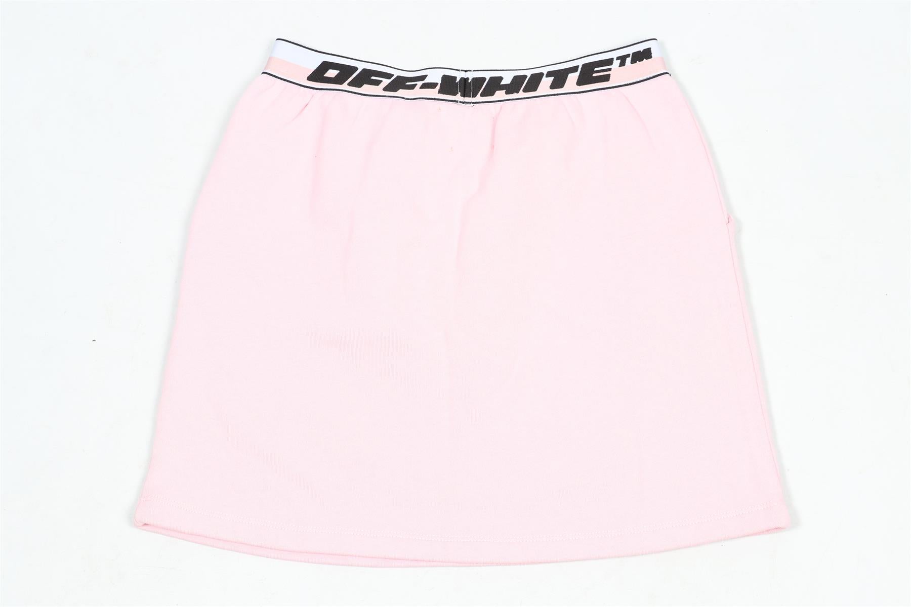 OFF-WHITE PINK KIDS GIRLS COTTON SKIRT 12 YEARS