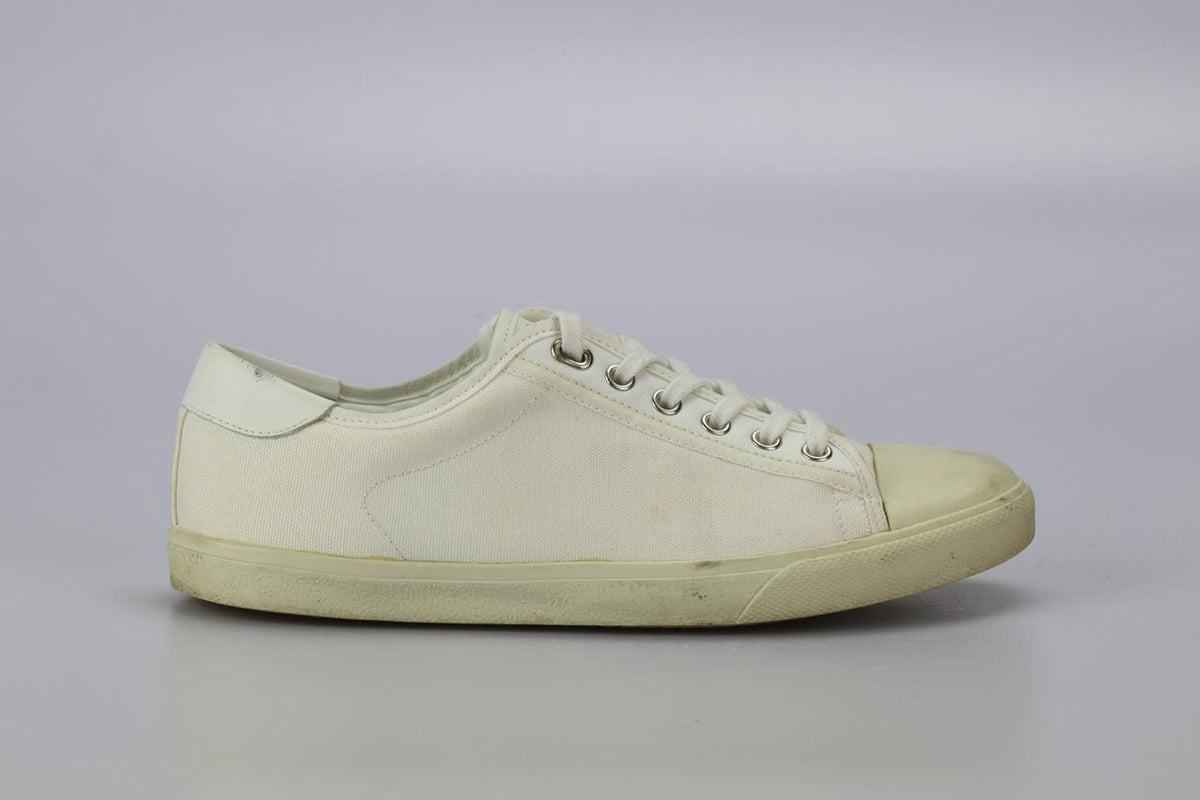 CELINE CANVAS AND LEATHER SNEAKER EU 38 UK 5 US 8