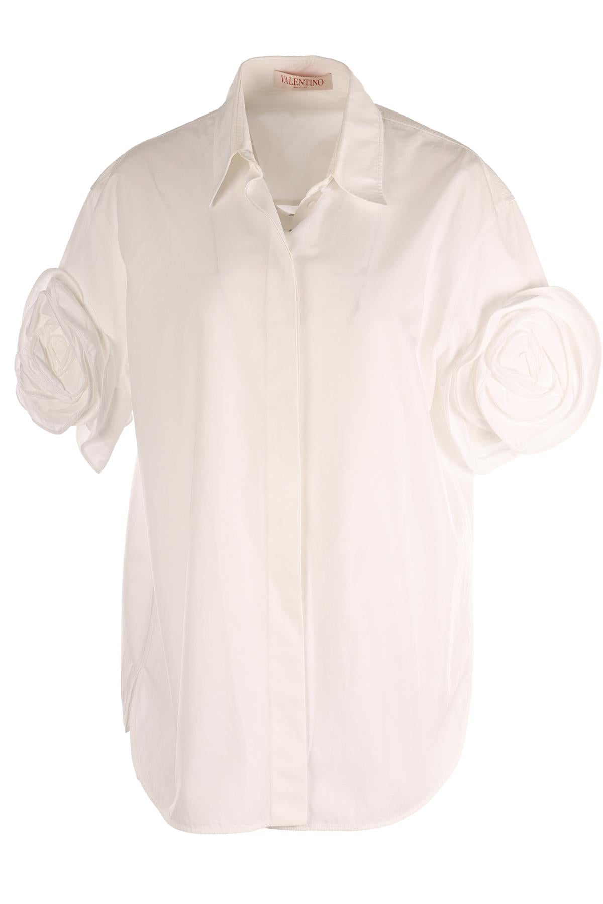 VALENTINO WHITE COTTON SHIRT IT 44 UK 12