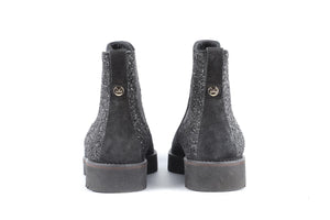 HOGAN BLACK SUEDE ANKLE BOOTS EU 38.5 UK 5.5 US 8.5