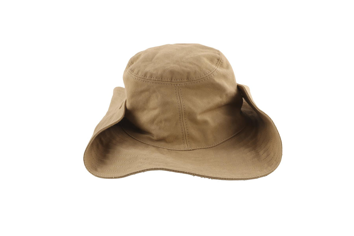 MIU MIU BEIGE COTTON HAT SMALL