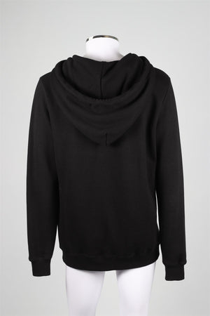 ALANUI BLACK MEN'S CASHMERE BLEND HOODIE LARGE