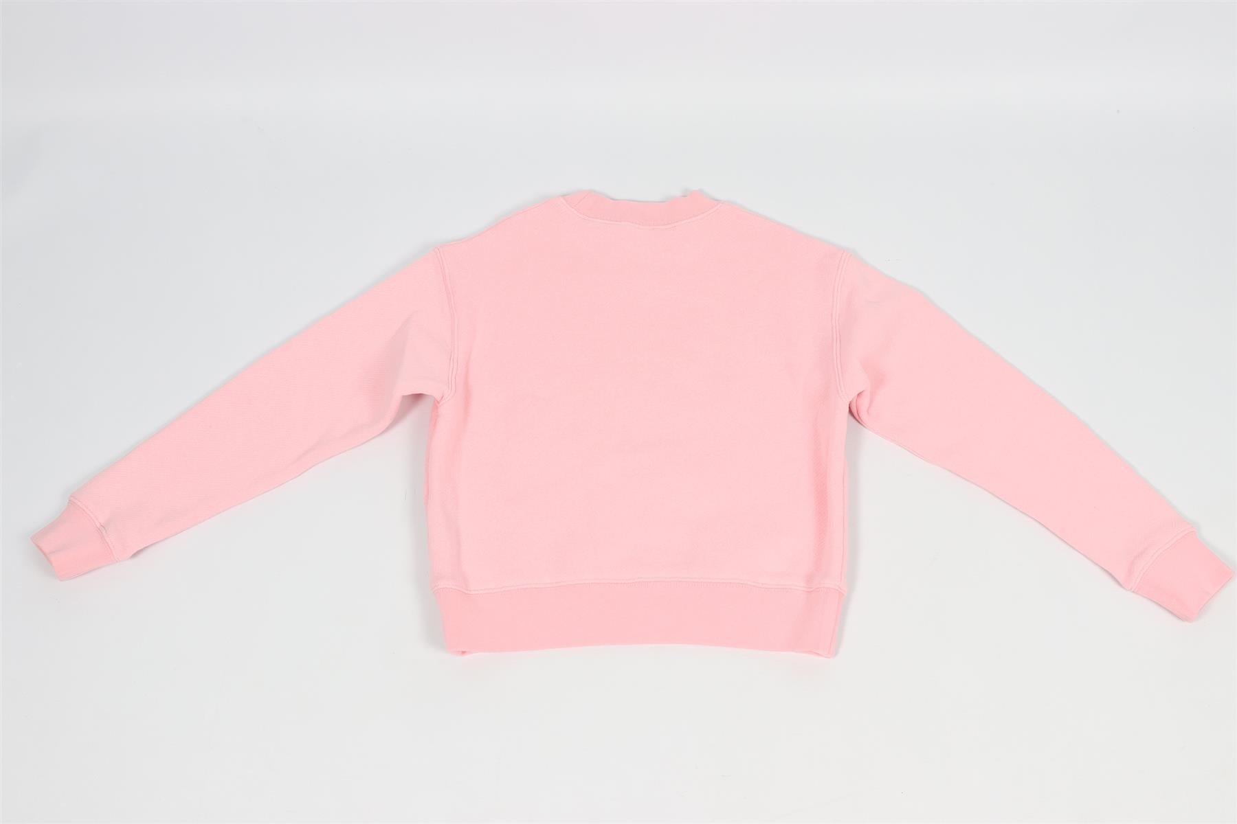 PALM ANGELS PINK KIDS GIRLS COTTON SWEATSHIRT 8 YEARS