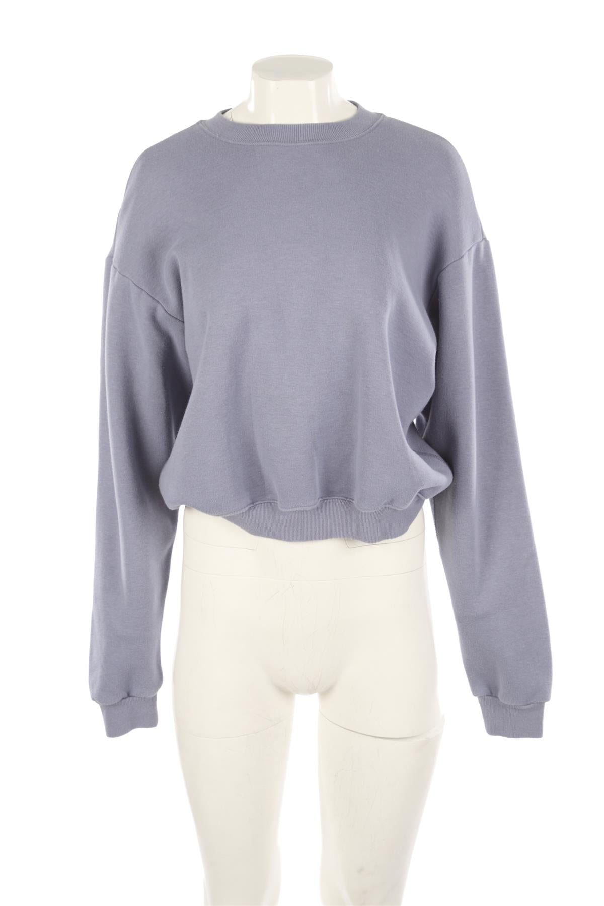 SKIMS BLUE COTTON SWEATSHIRT SMALL