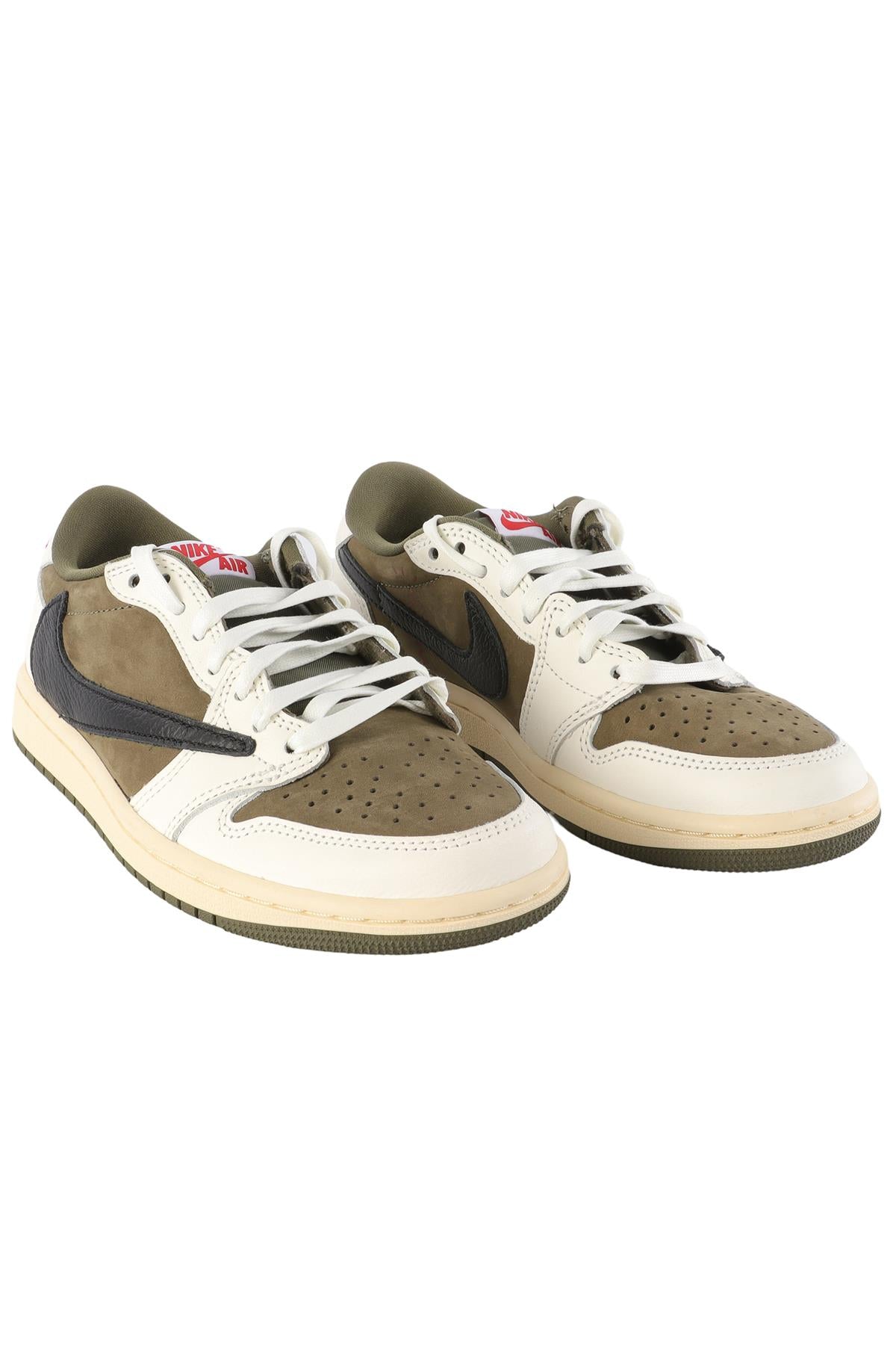 NIKE GREEN LEATHER TRAINERS EU 37 UK 4 US 6.5