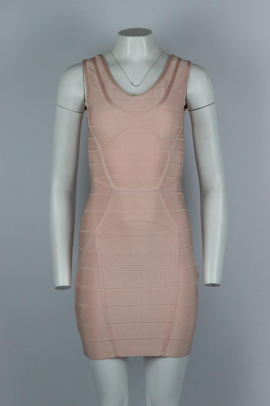 HERVE LEGER BANDAGE MINI DRESS SMALL