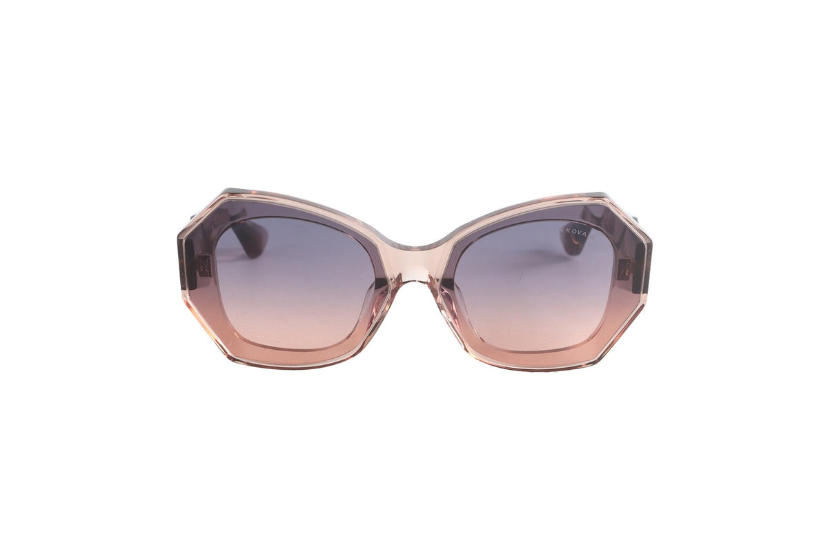 DITA BROWN CAT EYE ACETATE SUNGLASSES