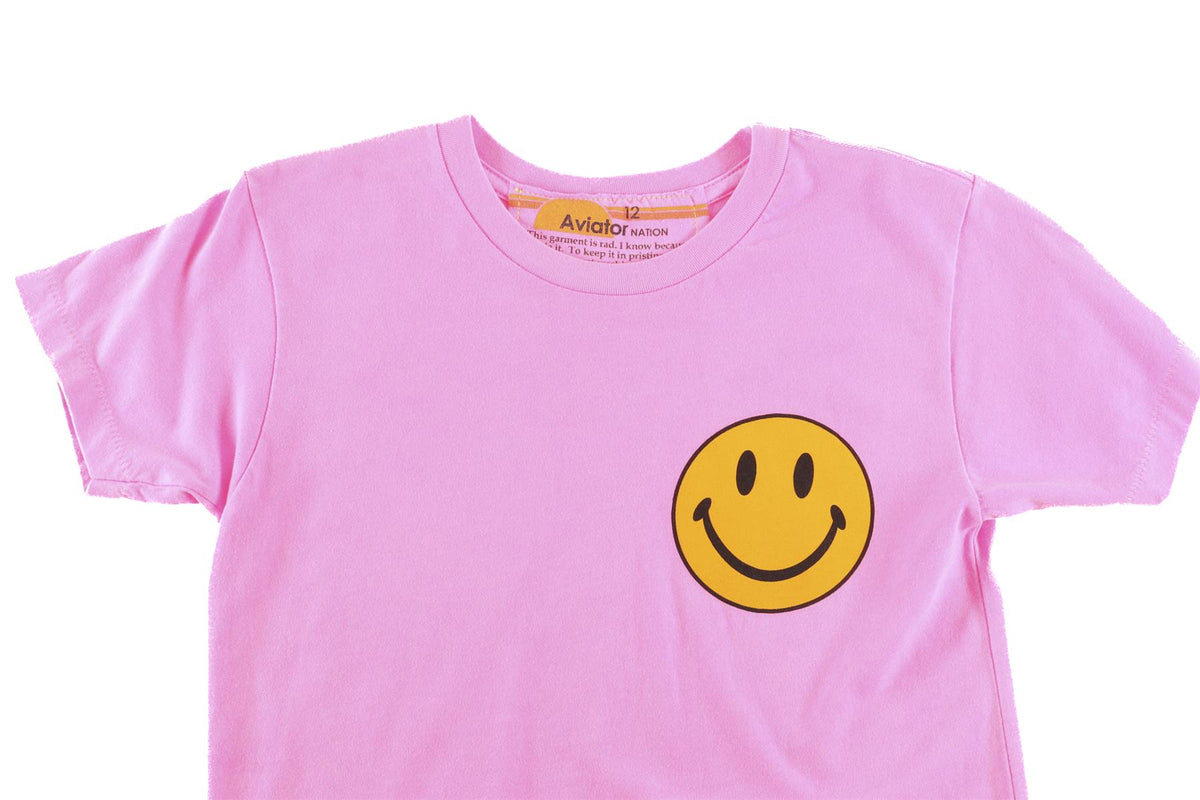 AVIATOR NATION PINK KIDS GIRLS T-SHIRT 12 YEARS