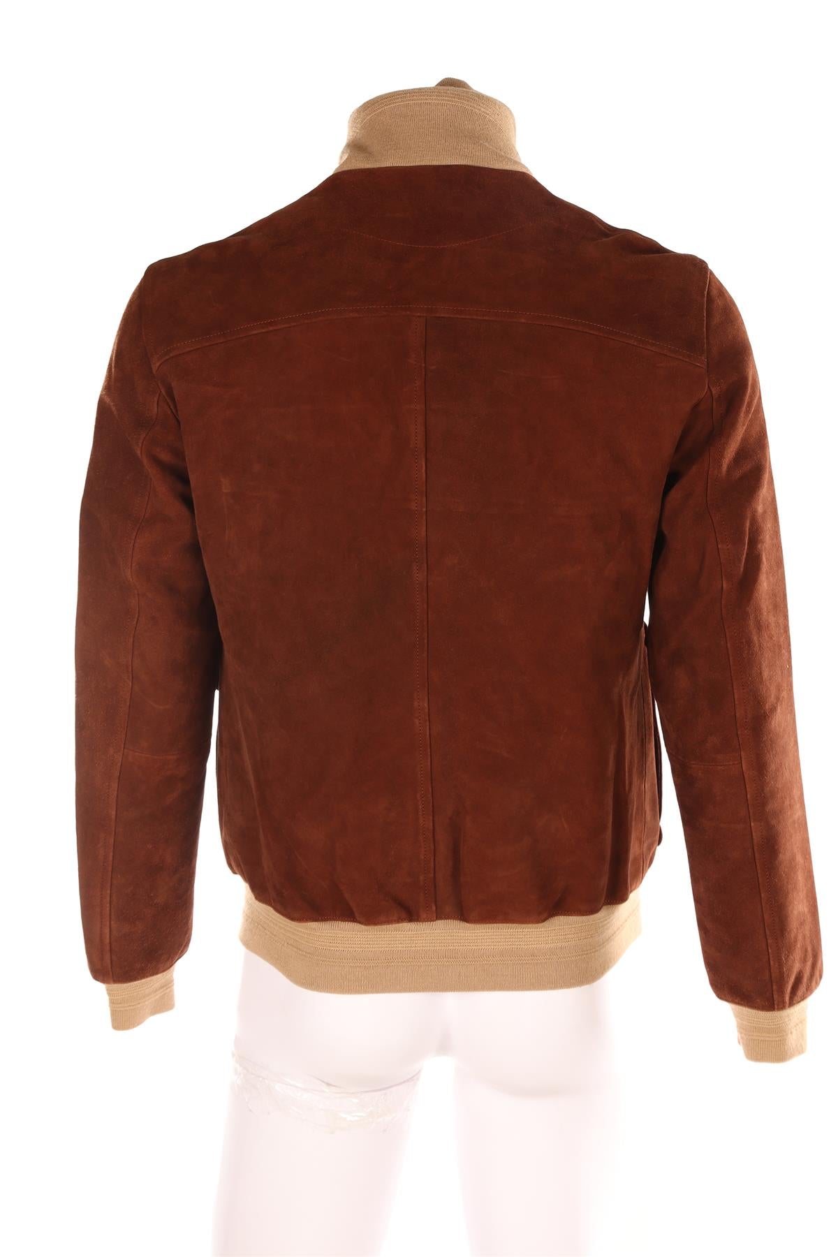 OLIVER SPENCER BROWN MEN'S SUEDE JACKET UK/US CHEST 36