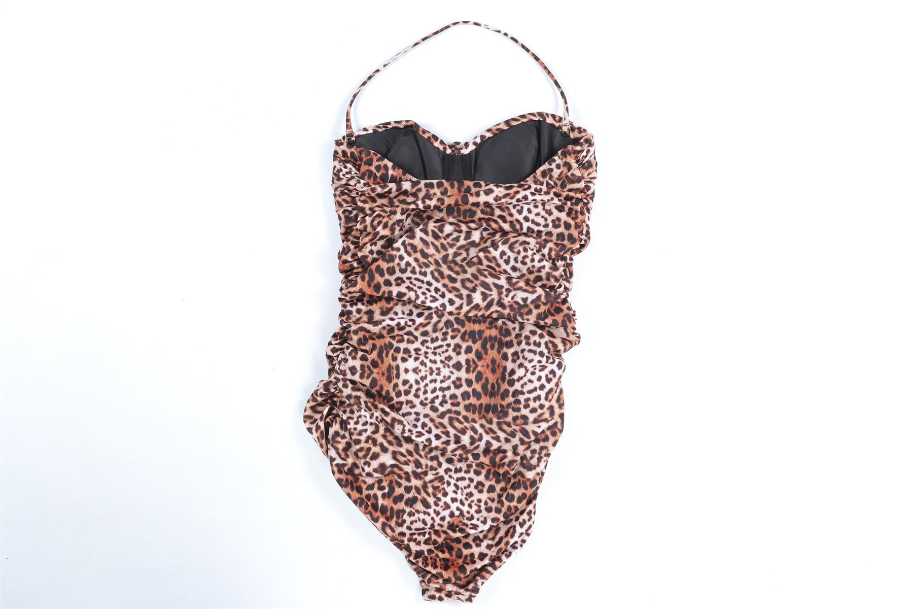 ELIZABETH HURLEY BROWN SWIMSUIT MEDIUM