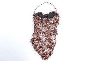 ELIZABETH HURLEY BROWN SWIMSUIT MEDIUM