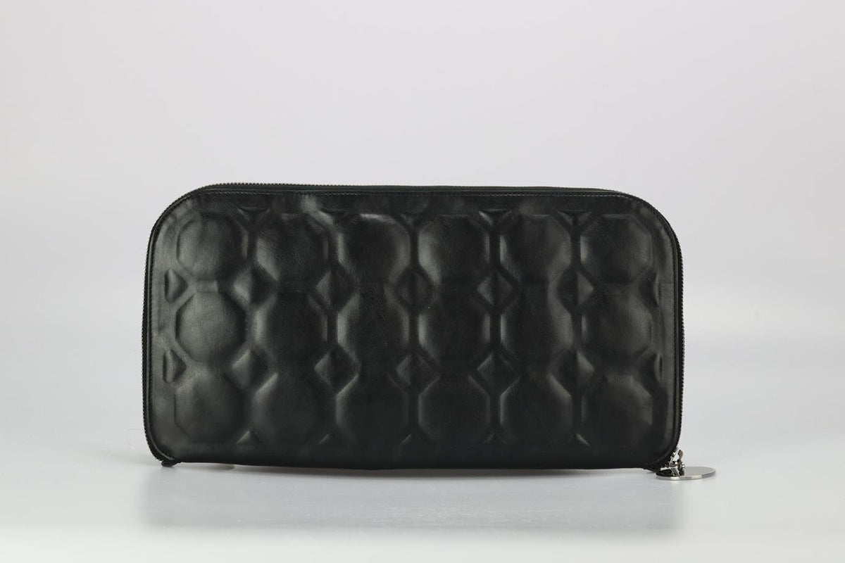 STELLA MCCARTNEY OVERSIZED FAUX LEATHER CLUTCH