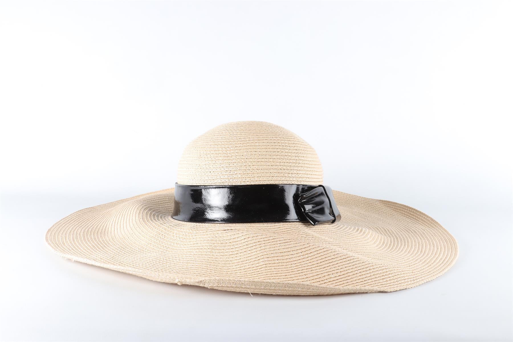 PRADA BEIGE STRAW HAT SMALL