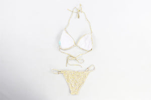 MELISSA ODABASH YELLOW BIKINI UK 10-16
