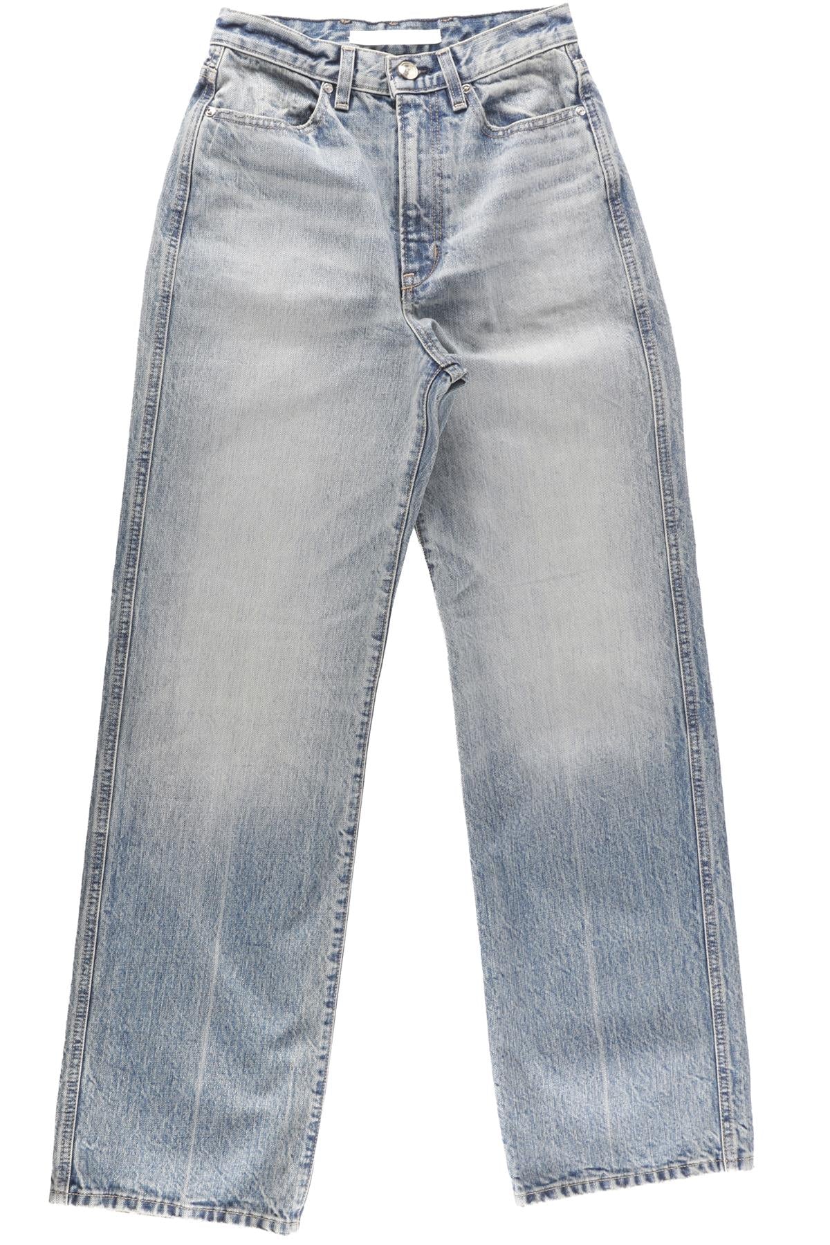 RÙADH BLUE HIGH RISE STRAIGHT LEG JEANS W26