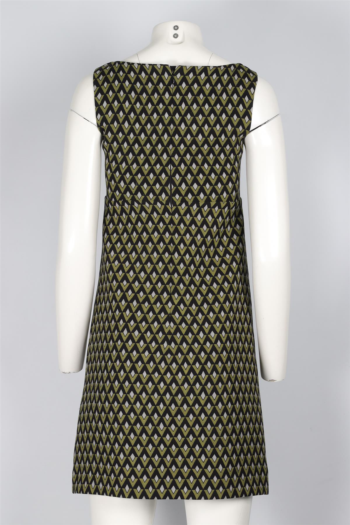 PRADA GREEN WOOL DRESS IT 38 UK 6