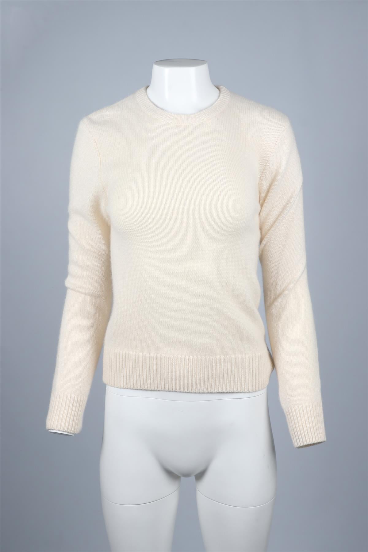 CO CREAM CASHMERE SWEATER SMALL