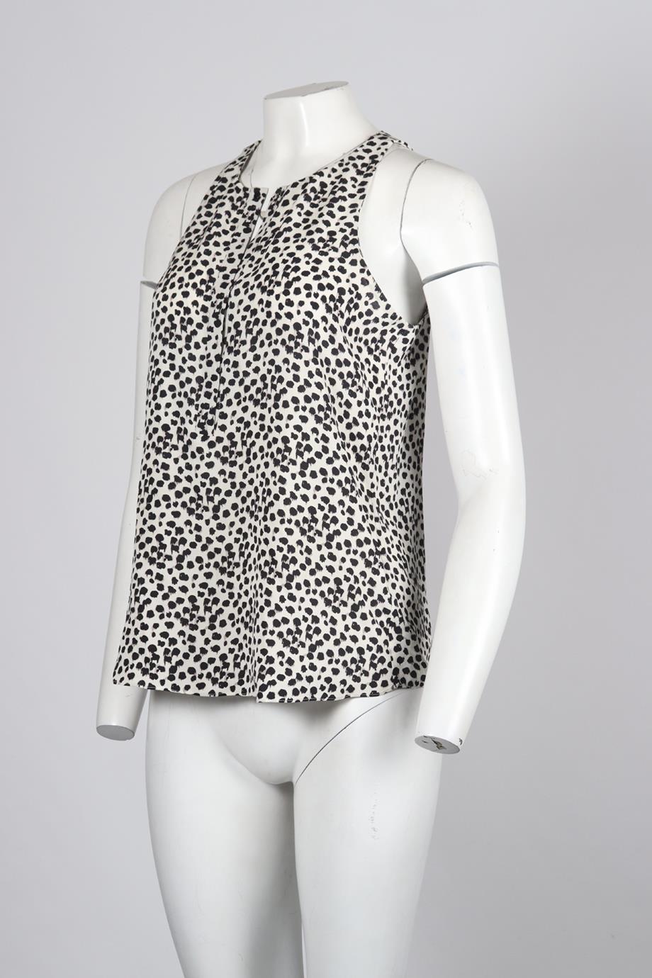 A.L.C. PRINTED SILK TOP SMALL