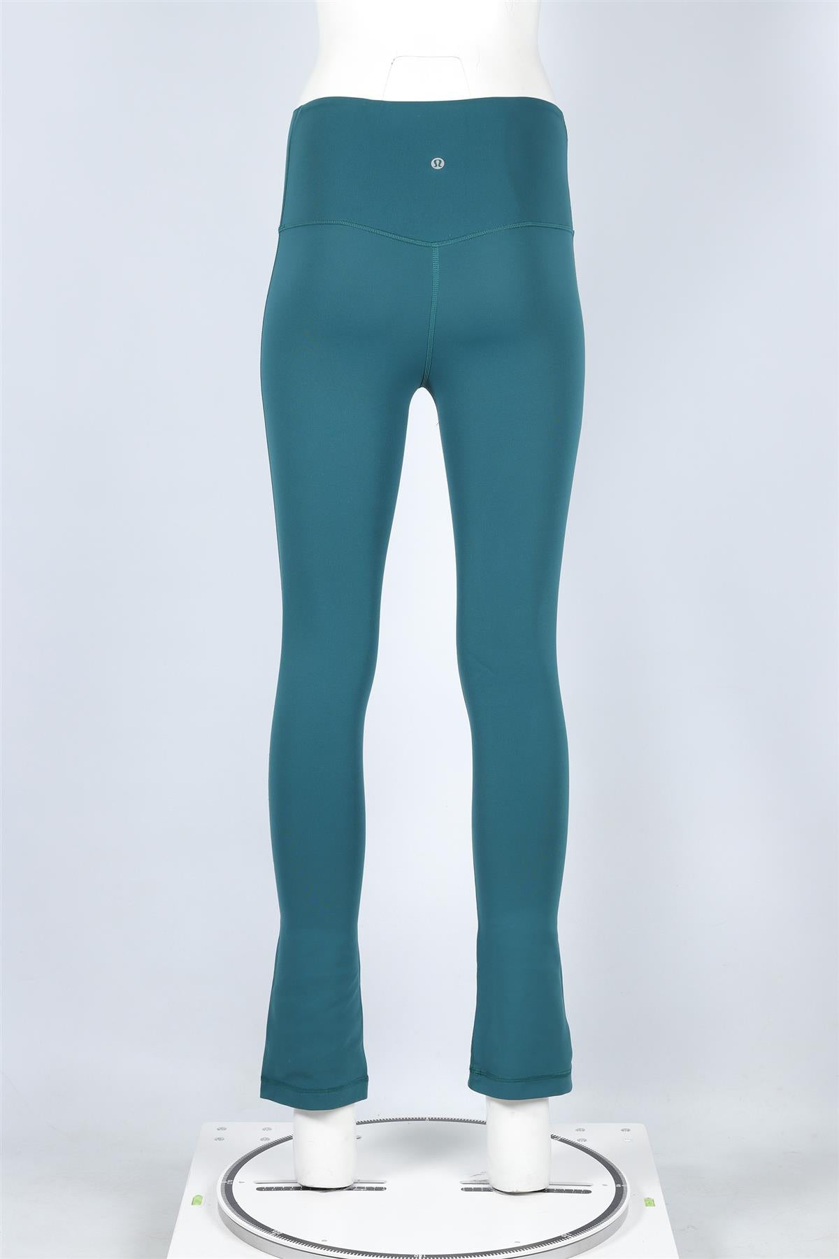 LULULEMON SEAFOAM GREEN JERSEY FLARED LEGGINGS US 0 UK 4