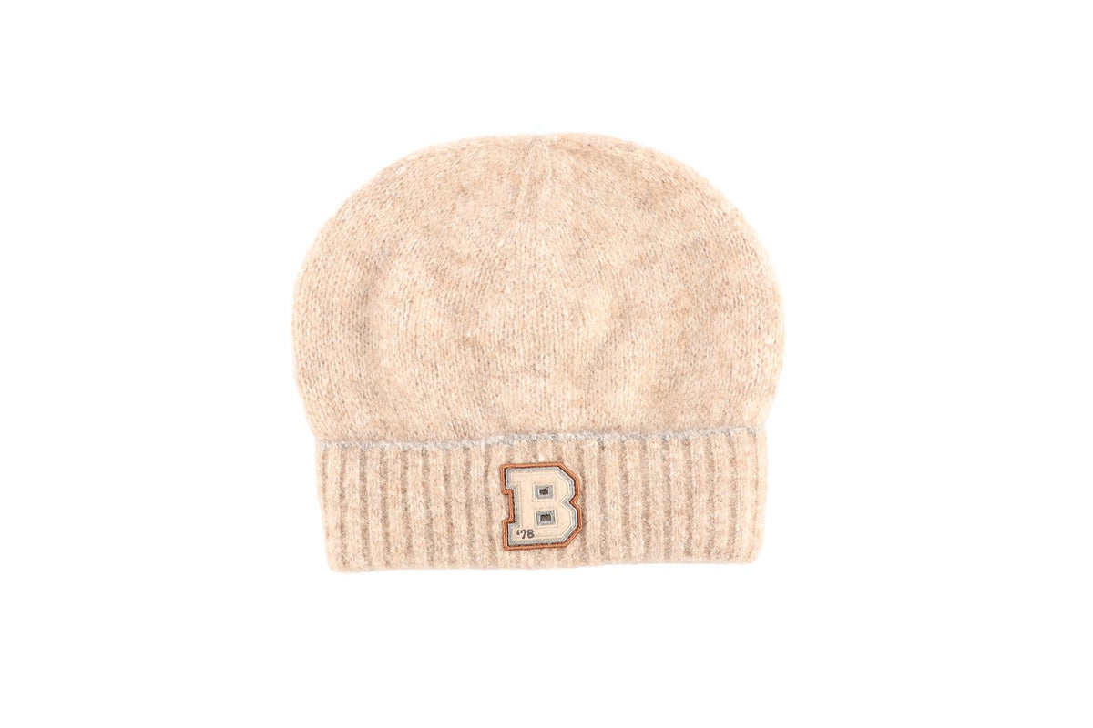 BRUNELLO CUCINELLI BEIGE KIDS BOYS BEANIE ONE SIZE