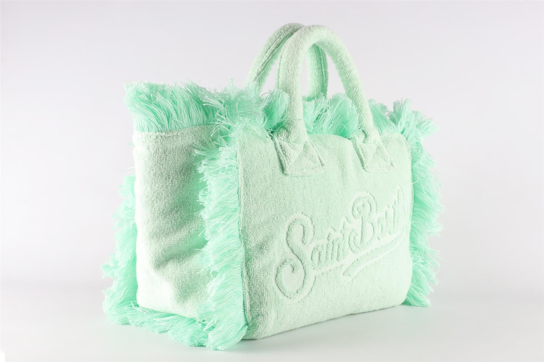 MC2 SAINT BARTH GREEN COTTON TOTE BAG