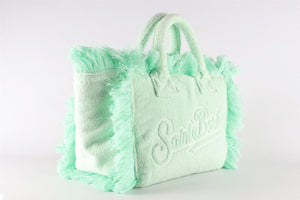 MC2 SAINT BARTH GREEN COTTON TOTE BAG