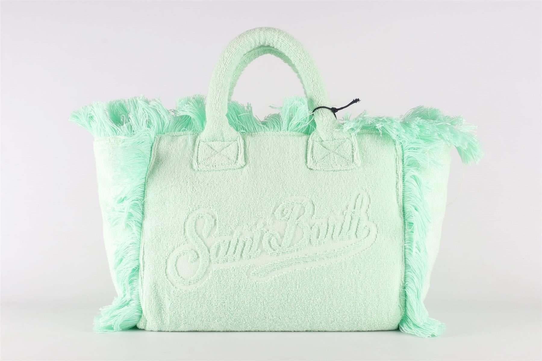 MC2 SAINT BARTH GREEN COTTON TOTE BAG