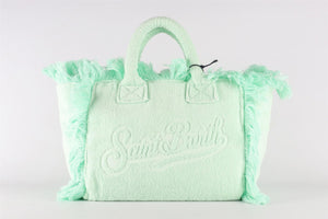 MC2 SAINT BARTH GREEN COTTON TOTE BAG