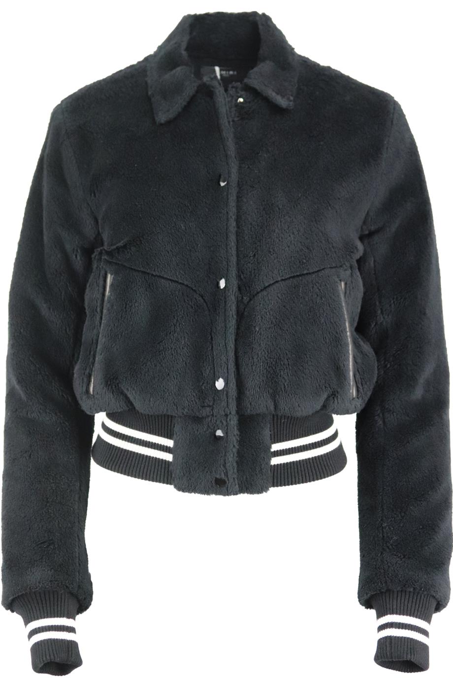 AMIRI FAUX FUR BOMBER JACKET SMALL