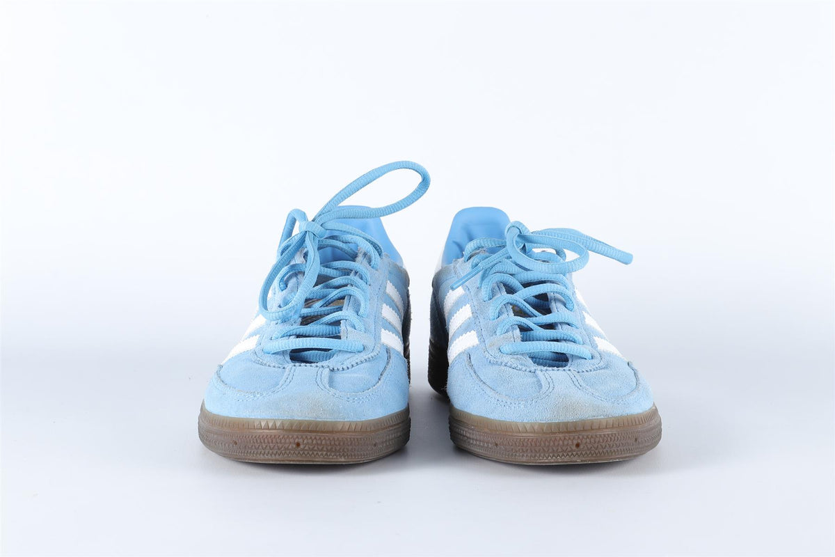 ADIDAS ORIGINALS BLUE HANDBALL SPEZIAL SUEDE SNEAKERS EU 39 UK 6 US 9