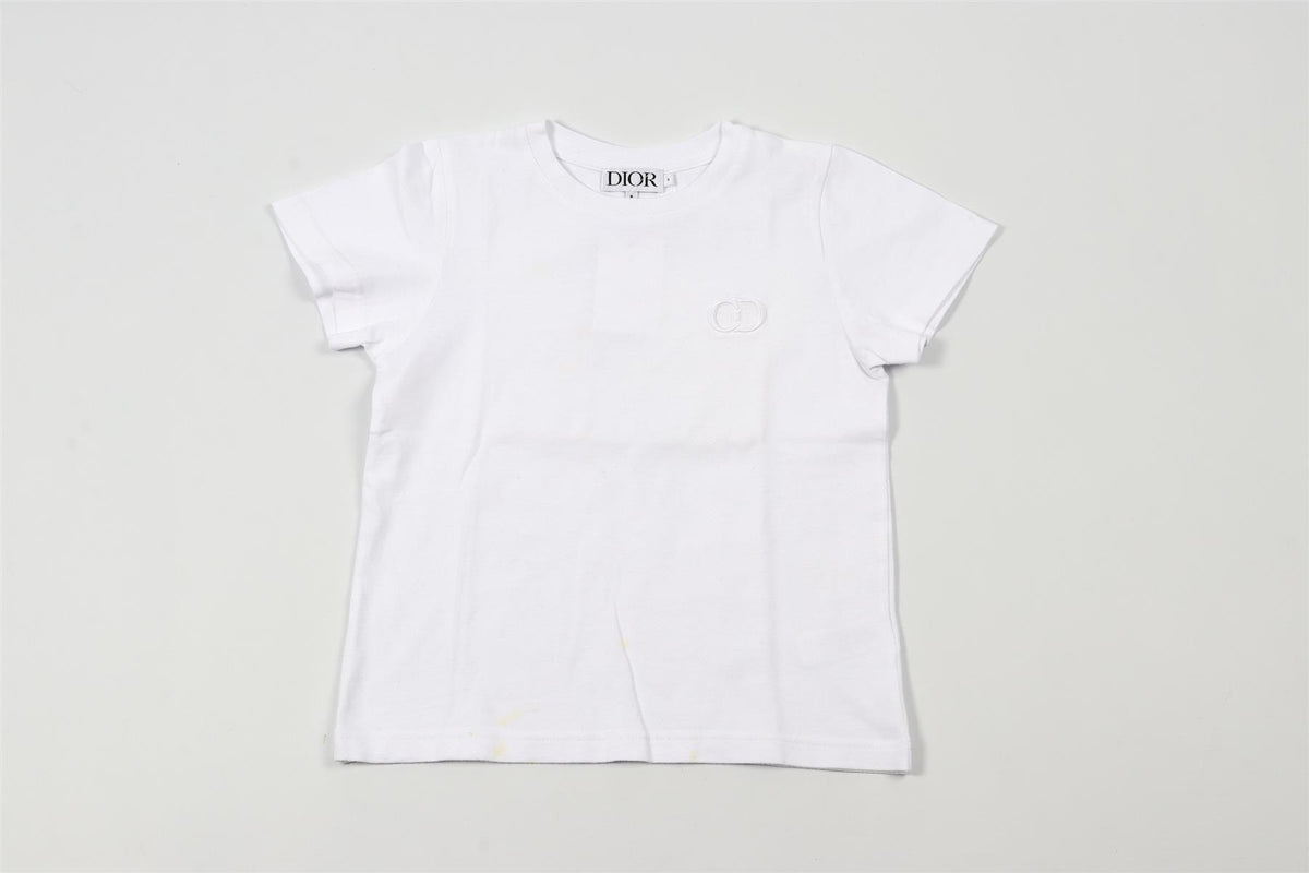 CHRISTIAN DIOR WHITE KIDS BOYS T-SHIRT 6 YEARS
