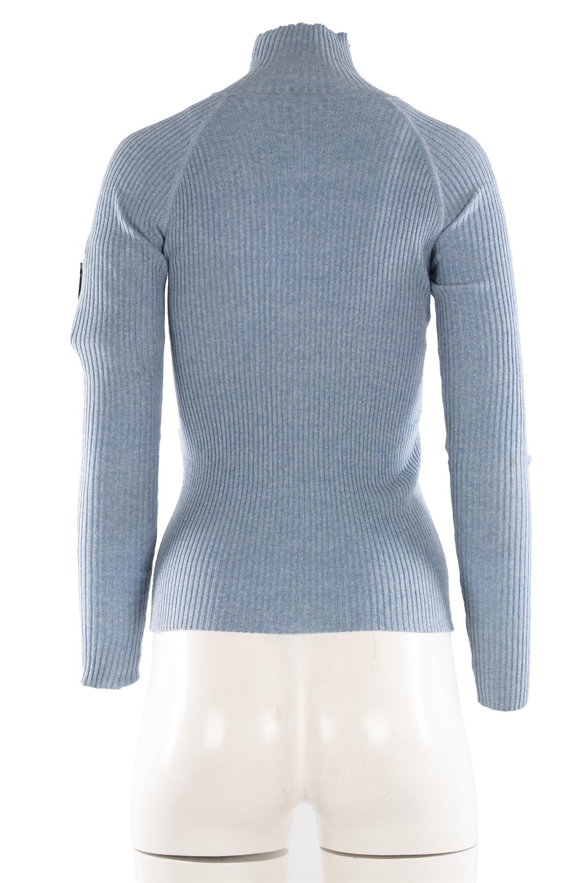 CHRISTIAN DIOR BLUE KNIT SWEATER FR 36 UK 8