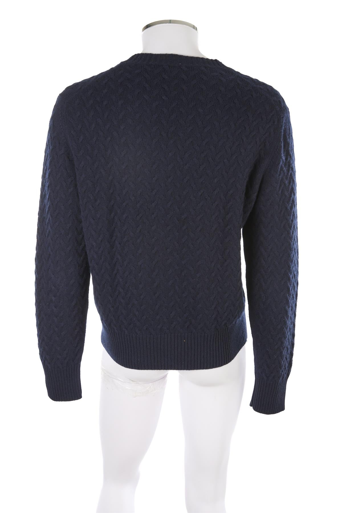 TOM FORD NAVY MEN'S CASHMERE SWEATER UK/US 42 FR 52 IT 52