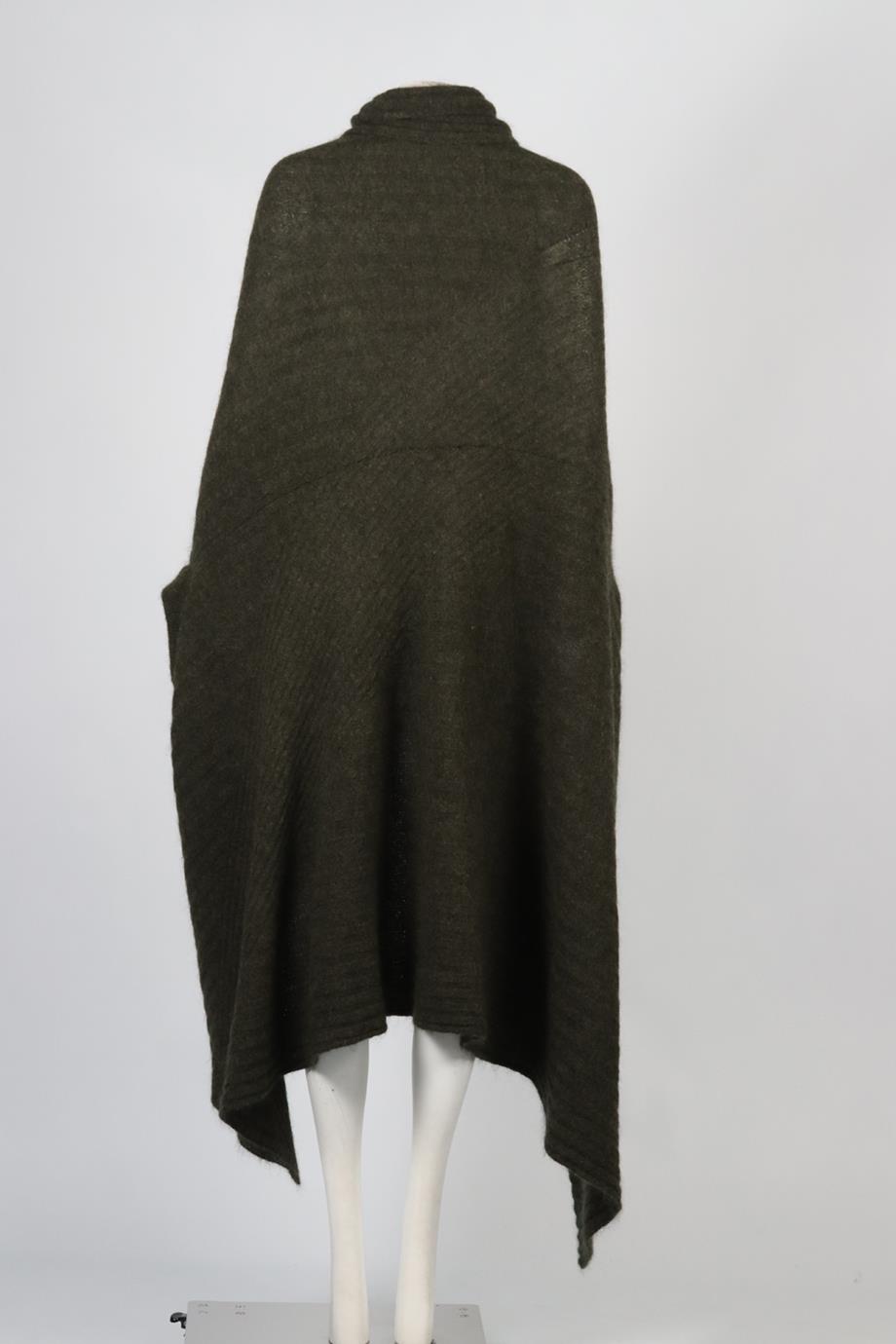 ACNE STUDIOS WOOL PONCHO ONE SIZE
