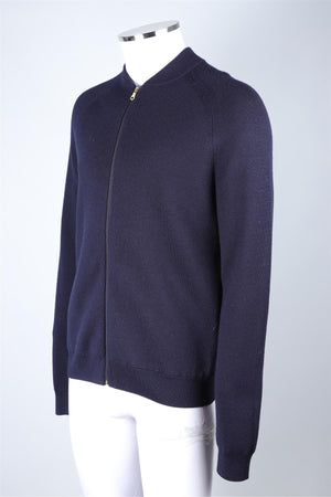 PAUL SMITH NAVY MEN'S WOOL CARDIGAN SMALL