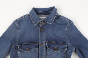 FRAME BLUE DENIM JUMPSUIT XSMALL