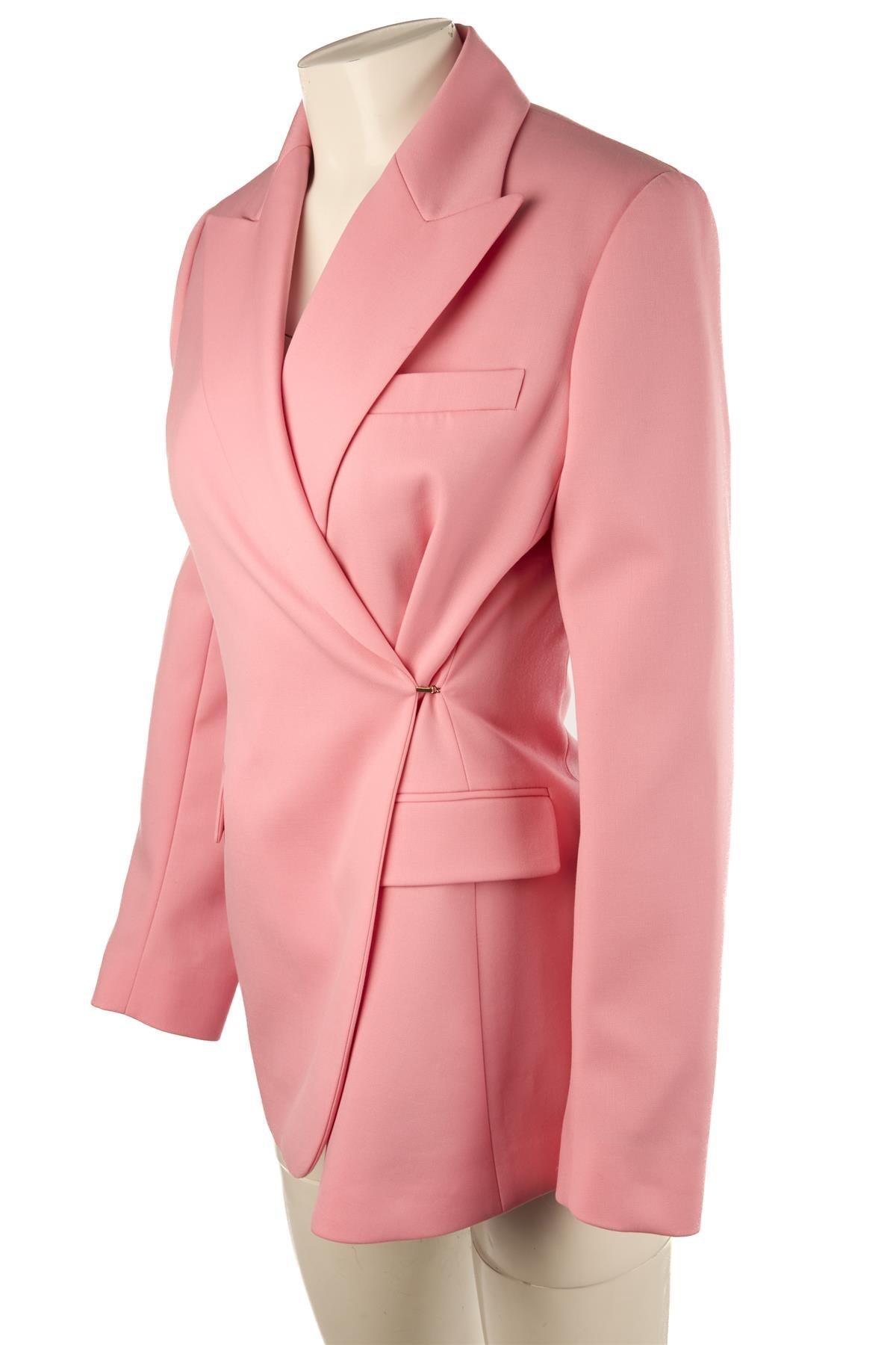 ROKSANDA PINK WOOL BLAZER UK 8
