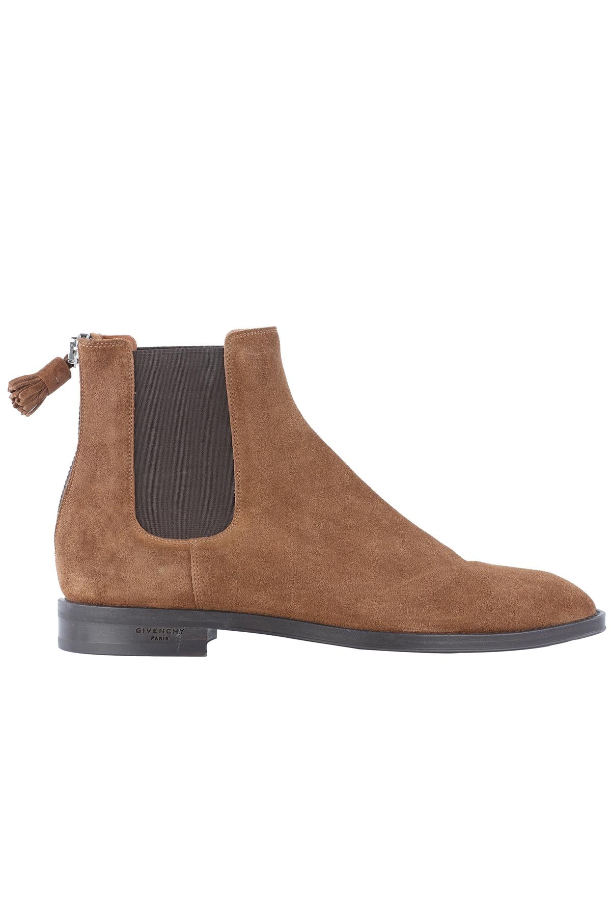 GIVENCHY BROWN MEN'S SUEDE ANKLE BOOTS EU 42 UK 8 US 9